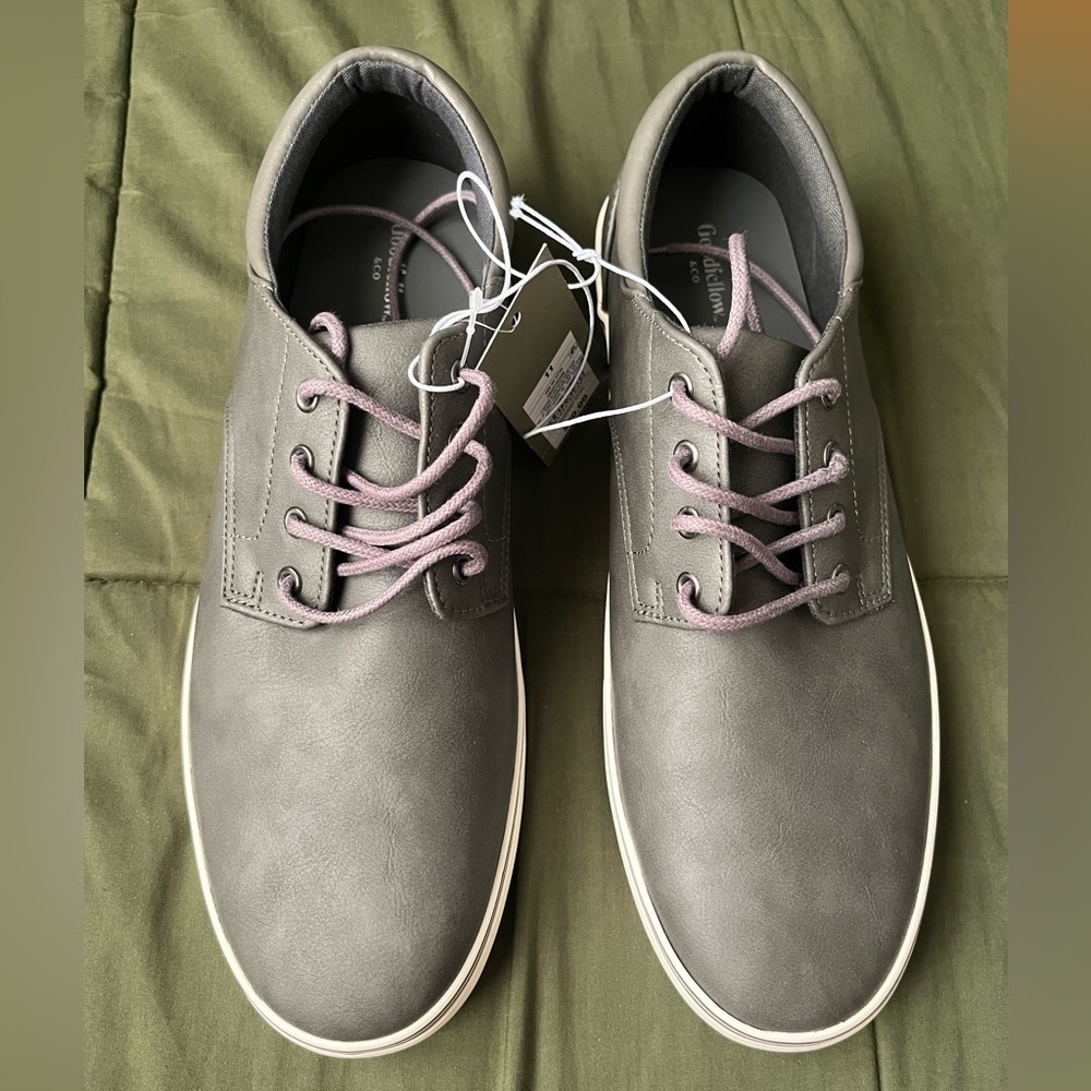Brand New Faux Leather Sneakers